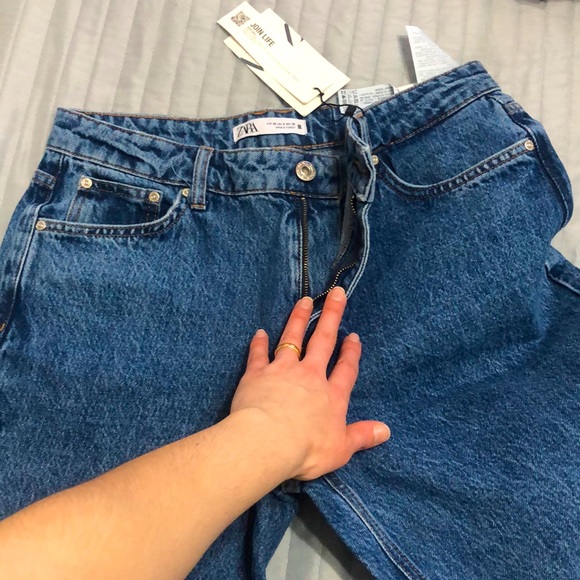 Zara mid rise blue jeans - Picture 9 of 9